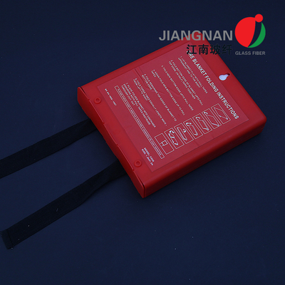 ফাইবারগ্লাস ফায়ার কম্বল নরম ব্যাগ/হার্ড বক্স প্রতিরক্ষামূলক ঢাল মানুষের জন্য জরুরি ফায়ার কম্বল