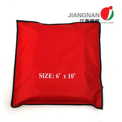 1000 ডিগ্রি ফাইবারগ্লাস ওয়েল্ডিং কম্বল 6x6Ft ভারী দায়িত্ব ওয়েল্ডিং কম্বল