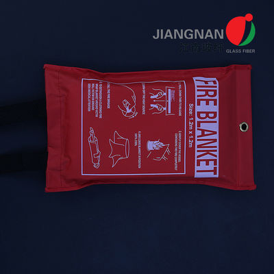 430gsm 1.2 * 1.2m ই-গ্লাস বোনা ফায়ার প্রতিরোধী কম্বল অ্যাসবেস্টস ফায়ার কম্বল এএস / এনজেডএস 3504 এর জন্য অনুমোদিত