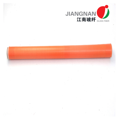 0.25mm 280g E - গ্লাস কমলা এক্রাইলিক প্রলিপ্ত ফাইবারগ্লাস ফ্যাব্রিক গ্লাস ফাইবার কাপড়